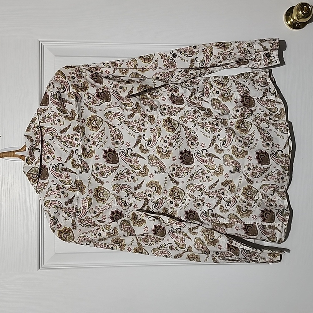 Aventura organic cotton button-up top size S - Picture 4 of 4